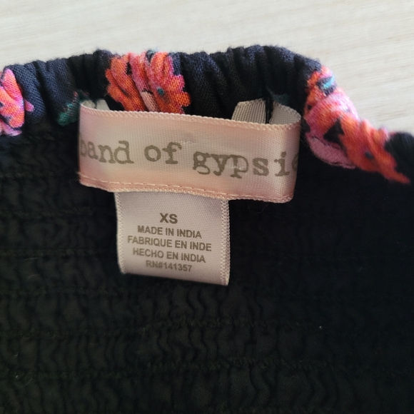 Band of Gypsies Intricate Fairycore Floral Pattern Romper with Skirt Draping XS - Picture 11 of 11